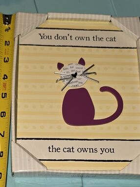 Fetco Cat Wall Decor - NEW